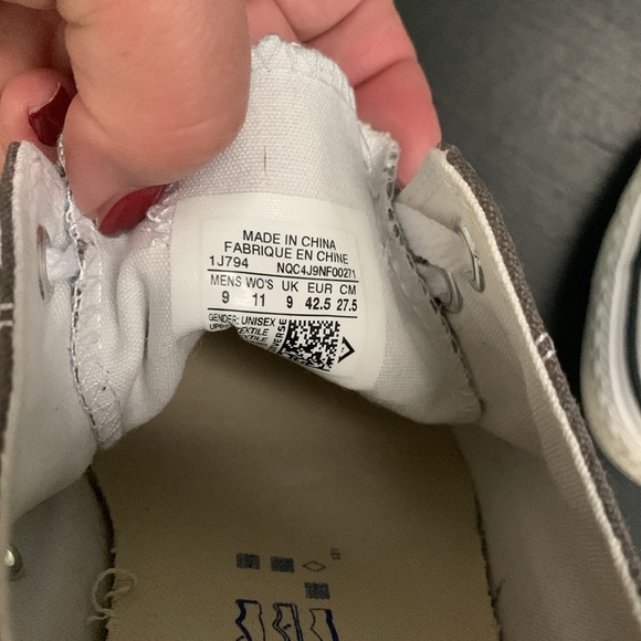 Converse size 9 gray - Picture 2 of 5